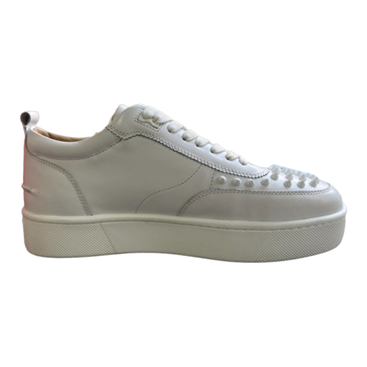 Christian Louboutin Happyrui Spikes White Sneaker - CLS038