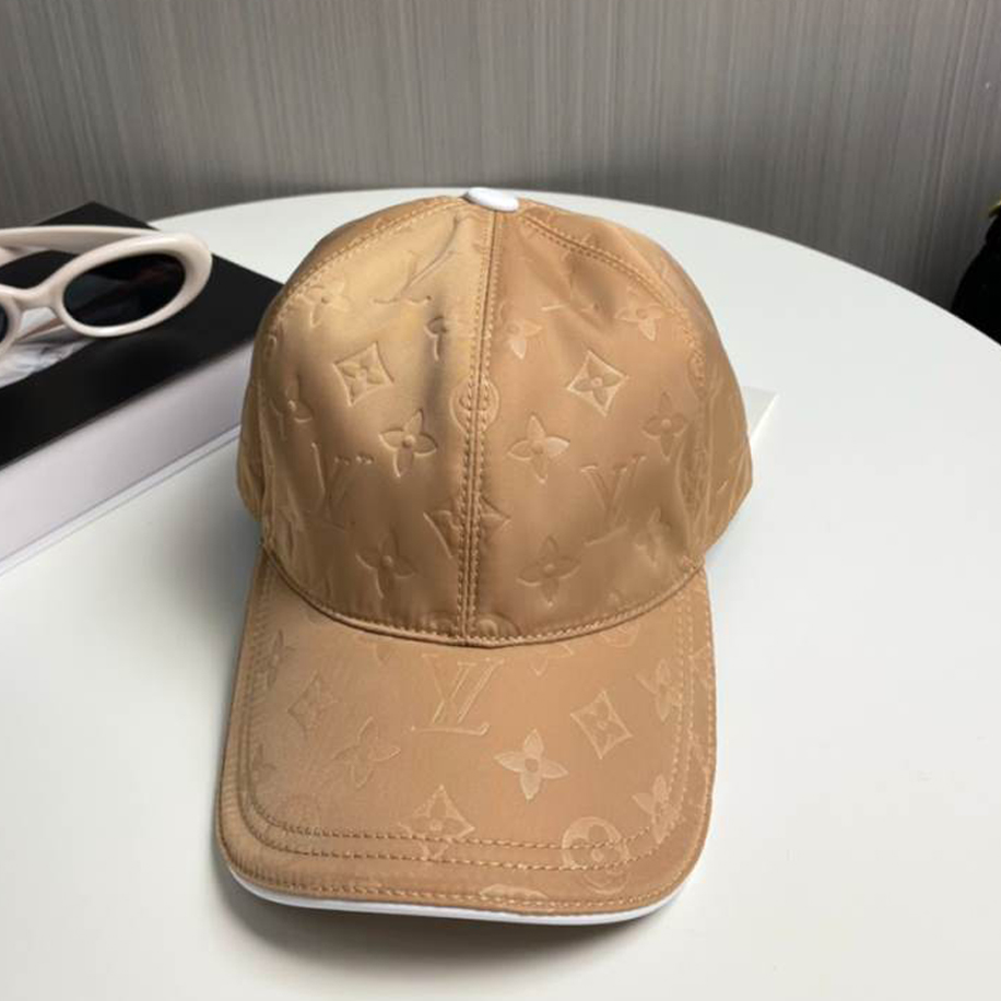 Louis Vuitton Baseball Beige Logo LV Hats - LVC008