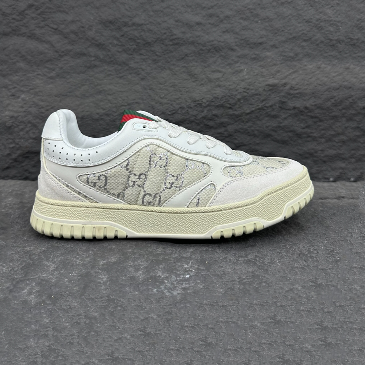 Gucci Re-Web Sneaker 'GG Canvas - Beige White' - GCC158