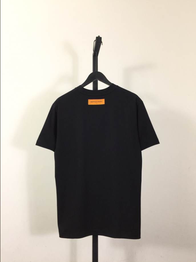 Louis Vuitton Flower Logo Shirt Black - LVTS081