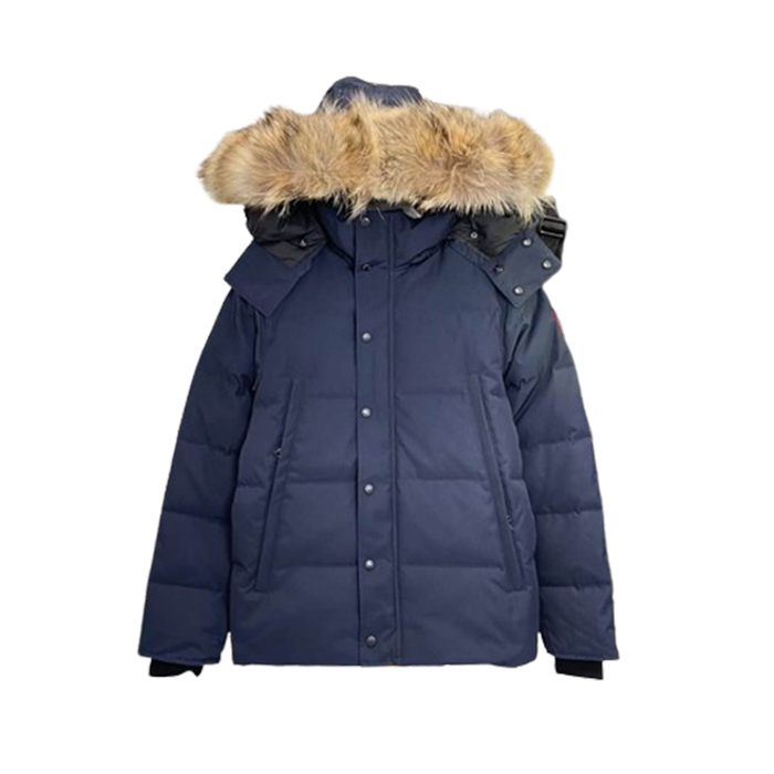 Canada Goose Blue Wyndham Parka Jacket - CN38