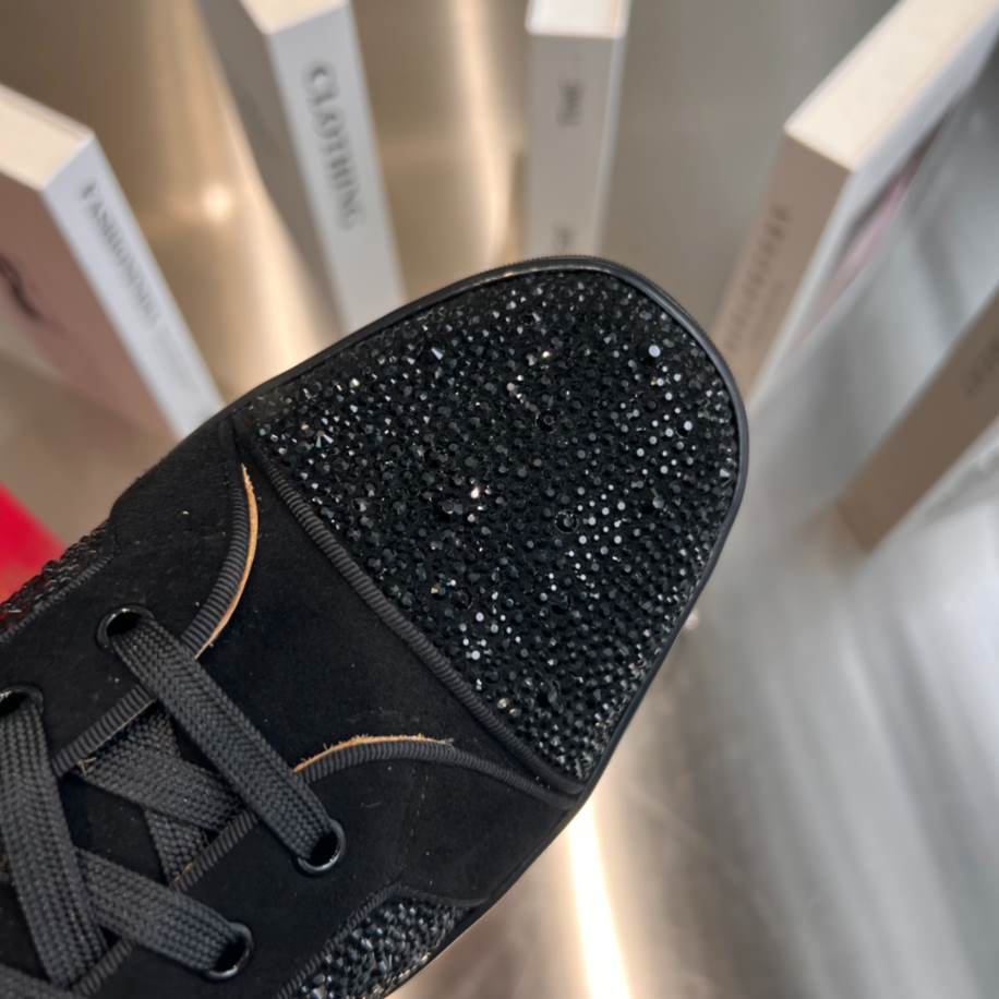Christian Louboutin Low Top Black Sneaker - CLS053