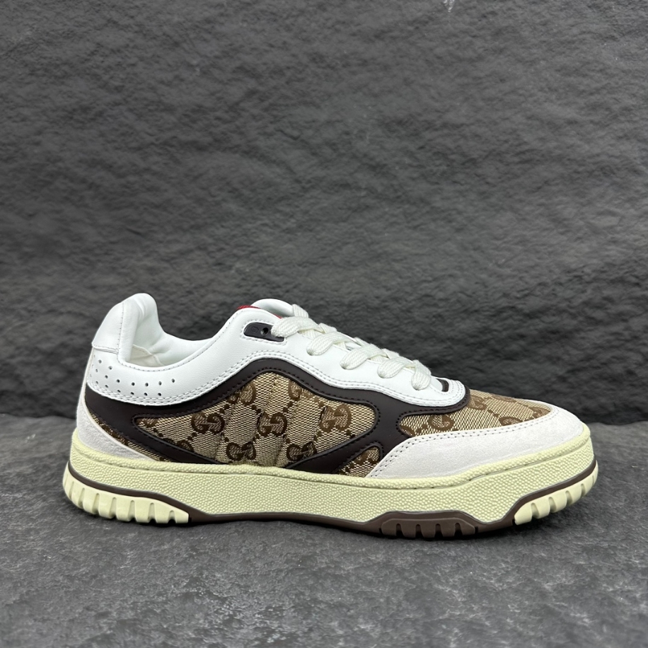 Gucci Re-Web Sneaker 'GG Canvas - Beige Ebony' - GCC157