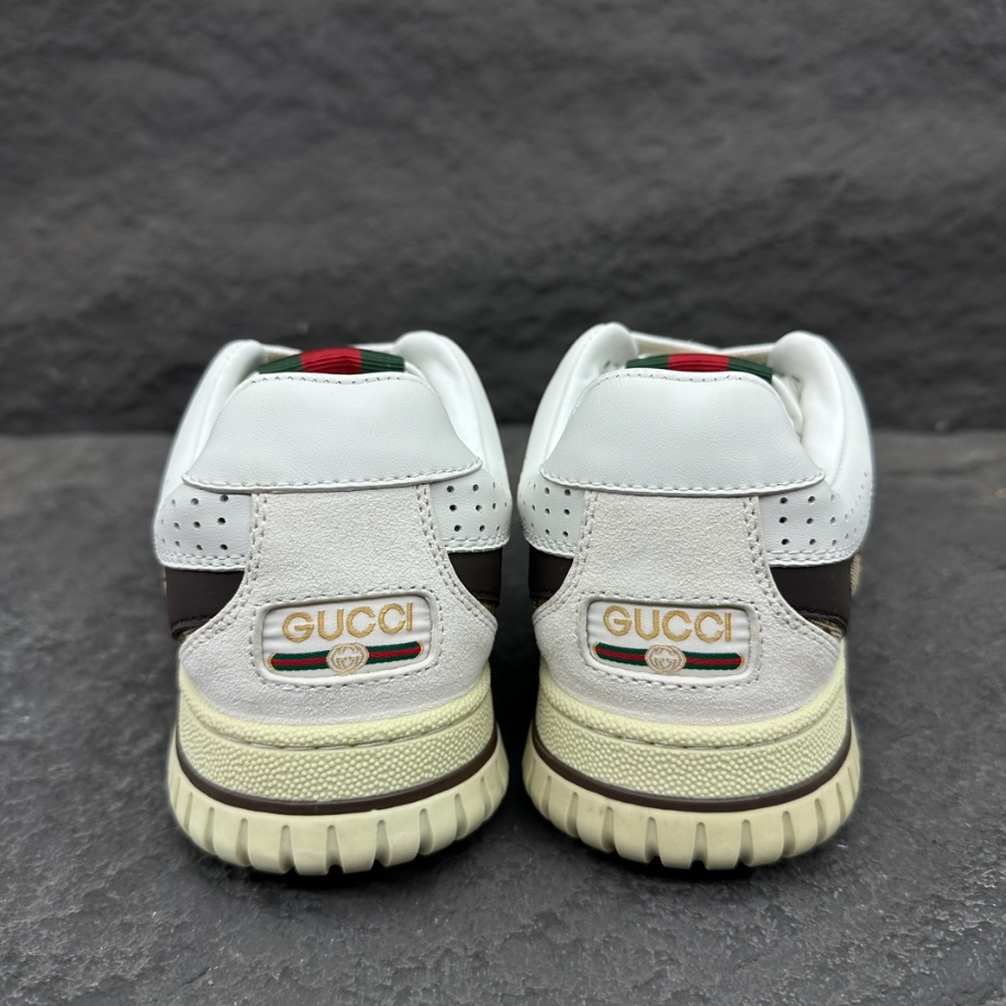 Gucci Re-Web Sneaker 'GG Canvas - Beige Ebony' - GCC157