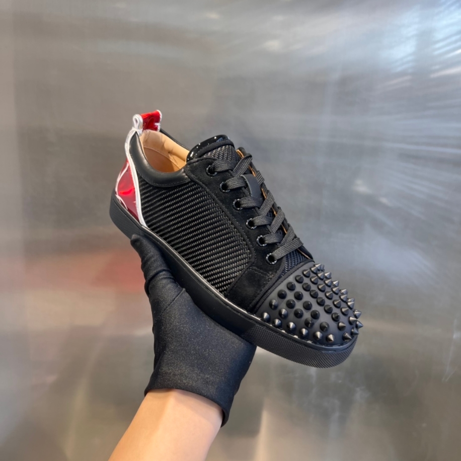 Christian Louboutin Version Black Red Sneaker - CLS037