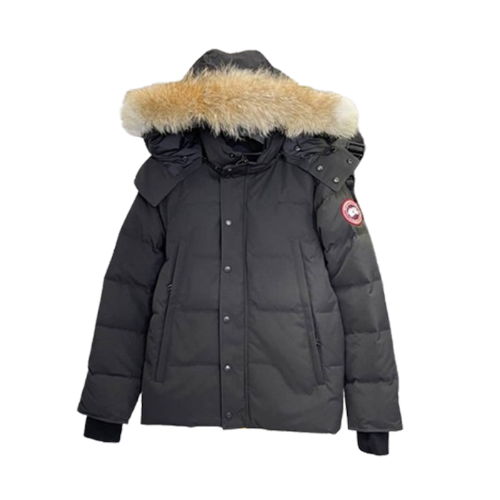 Canada Goose Black Wyndham Parka Jacket - CN37