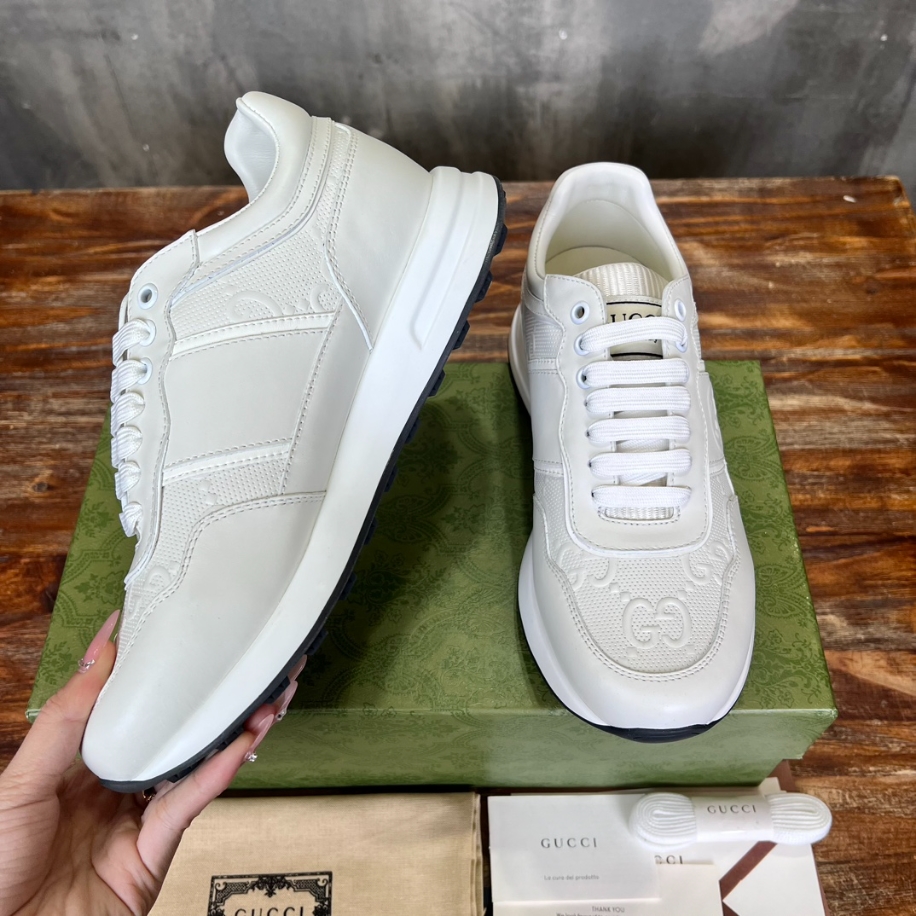 Gucci White Mid Sneaker - GCC165