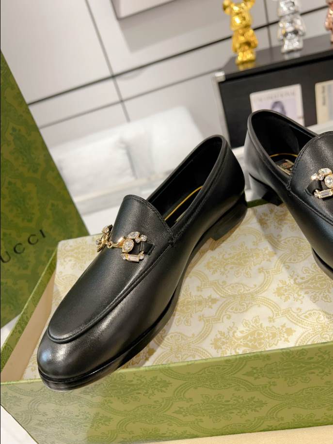 Gucci Jordaan Black Loafer - GL066