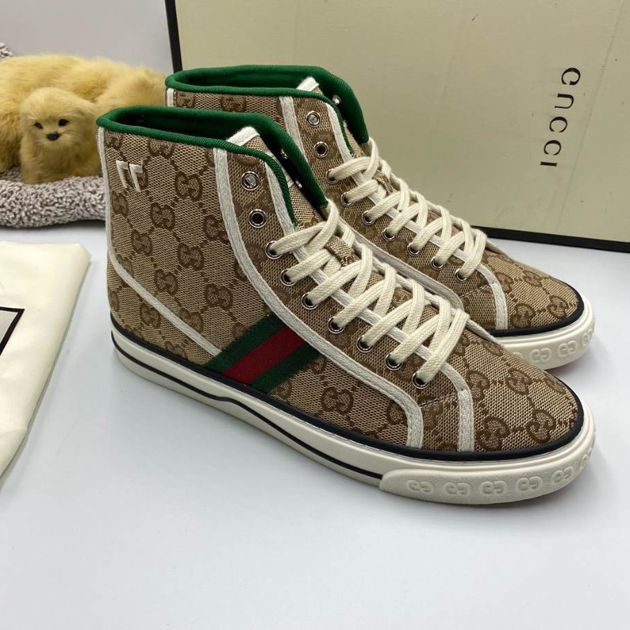 Gucci Off The Grid High Ebony Brown Sneakers - GCC214