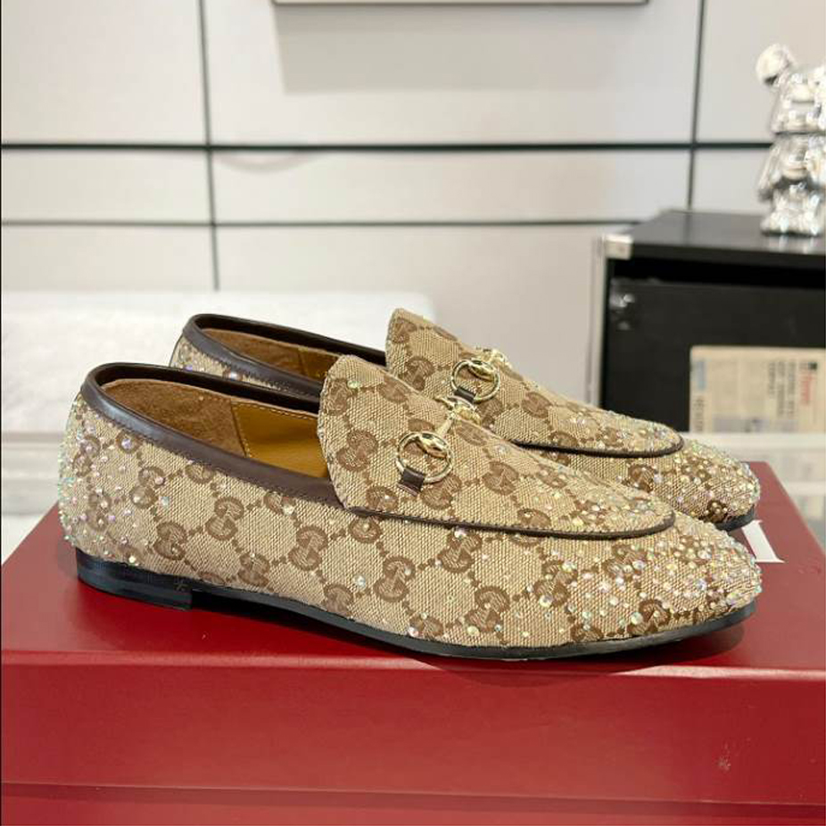 Gucci Jordaan Light Beige Loafer - GL061