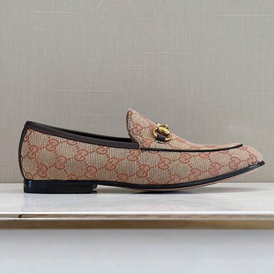 Gucci Slipper Flacher Brown Loafer - GL080