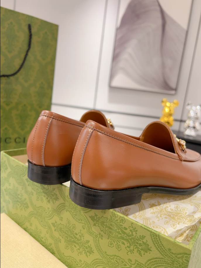 Gucci Jordaan Brown Loafer - GL068