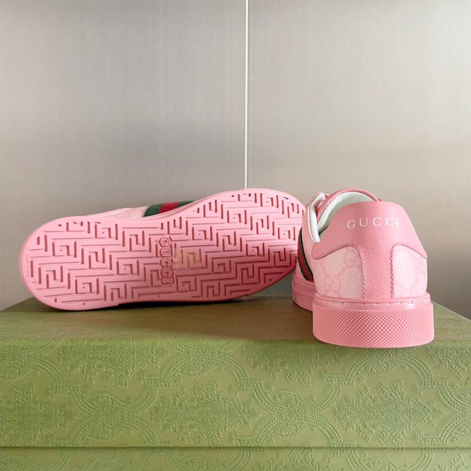 Gucci Ace Crystal Pink Sneakers - GCC187