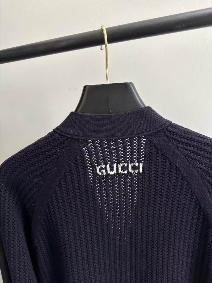 Gucci Cardigan with Sylvie Web Stripes Knitwear - GCK060