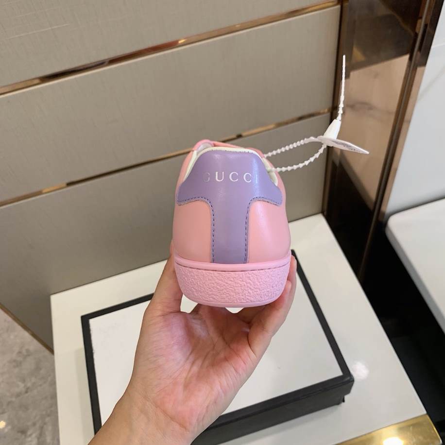 Gucci New Ace Pink Purple Sneakers - GCC211