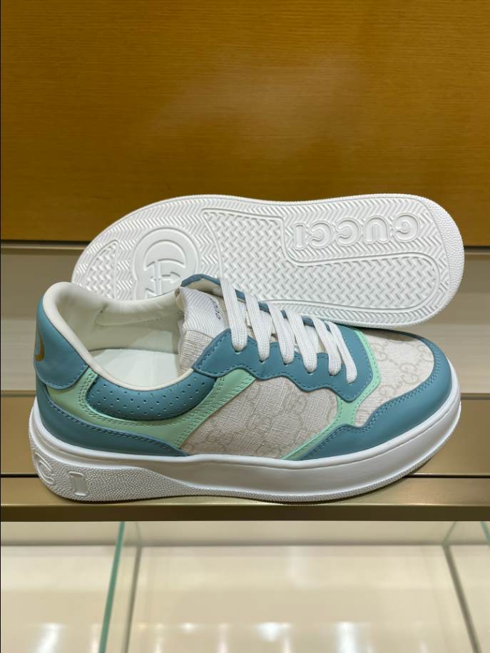 Gucci Supreme Blue White Sneakers - GCC209