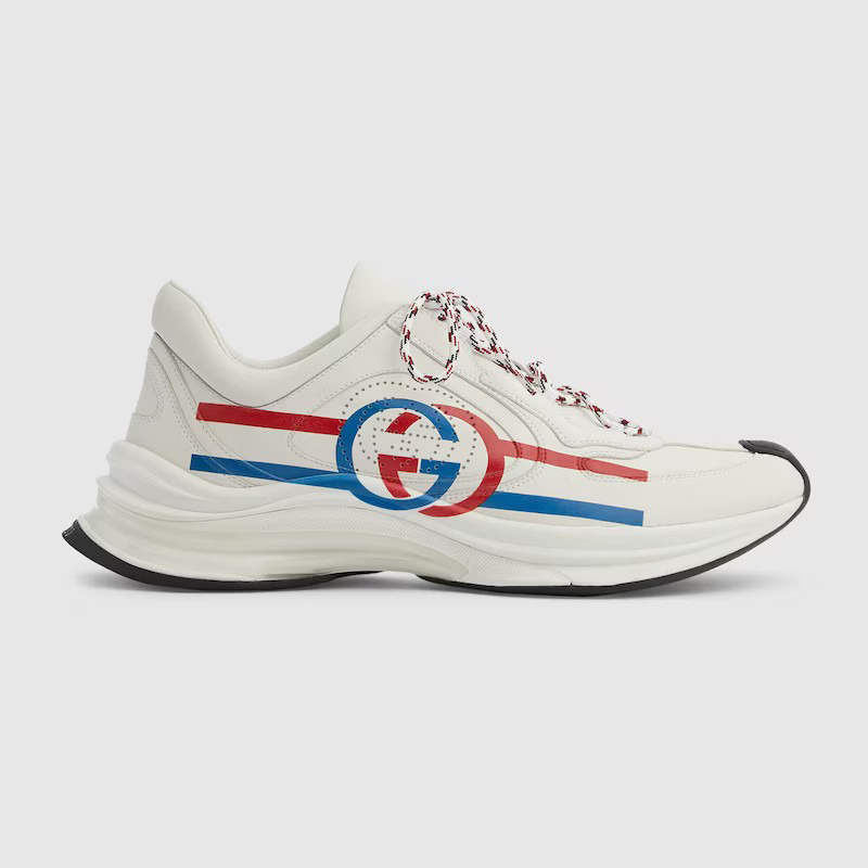 Gucci Run Trainers White Leather Sneakers - GCC205