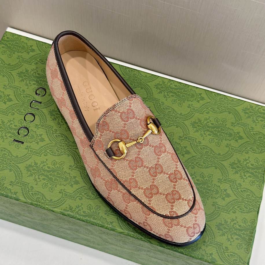 Gucci Slipper Flacher Brown Loafer - GL080