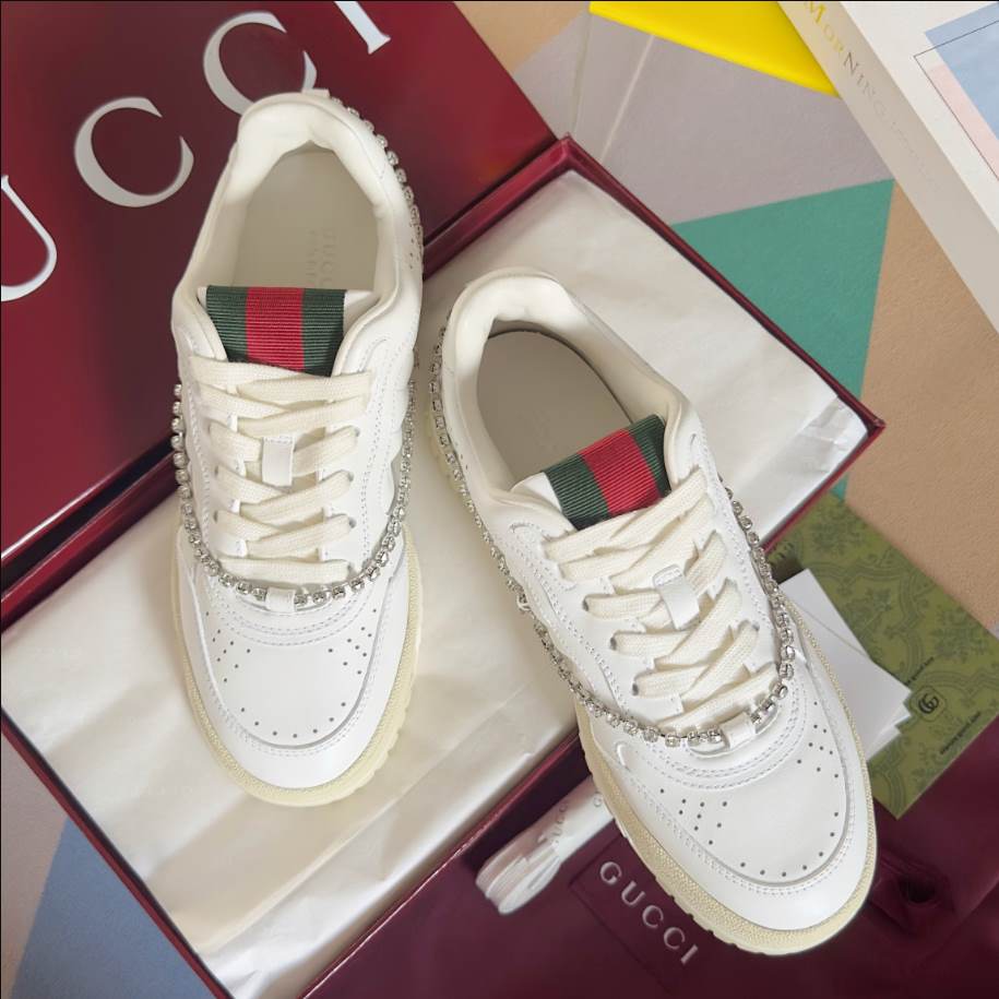 Gucci Re-web Sneaker White Sneakers - GCC223