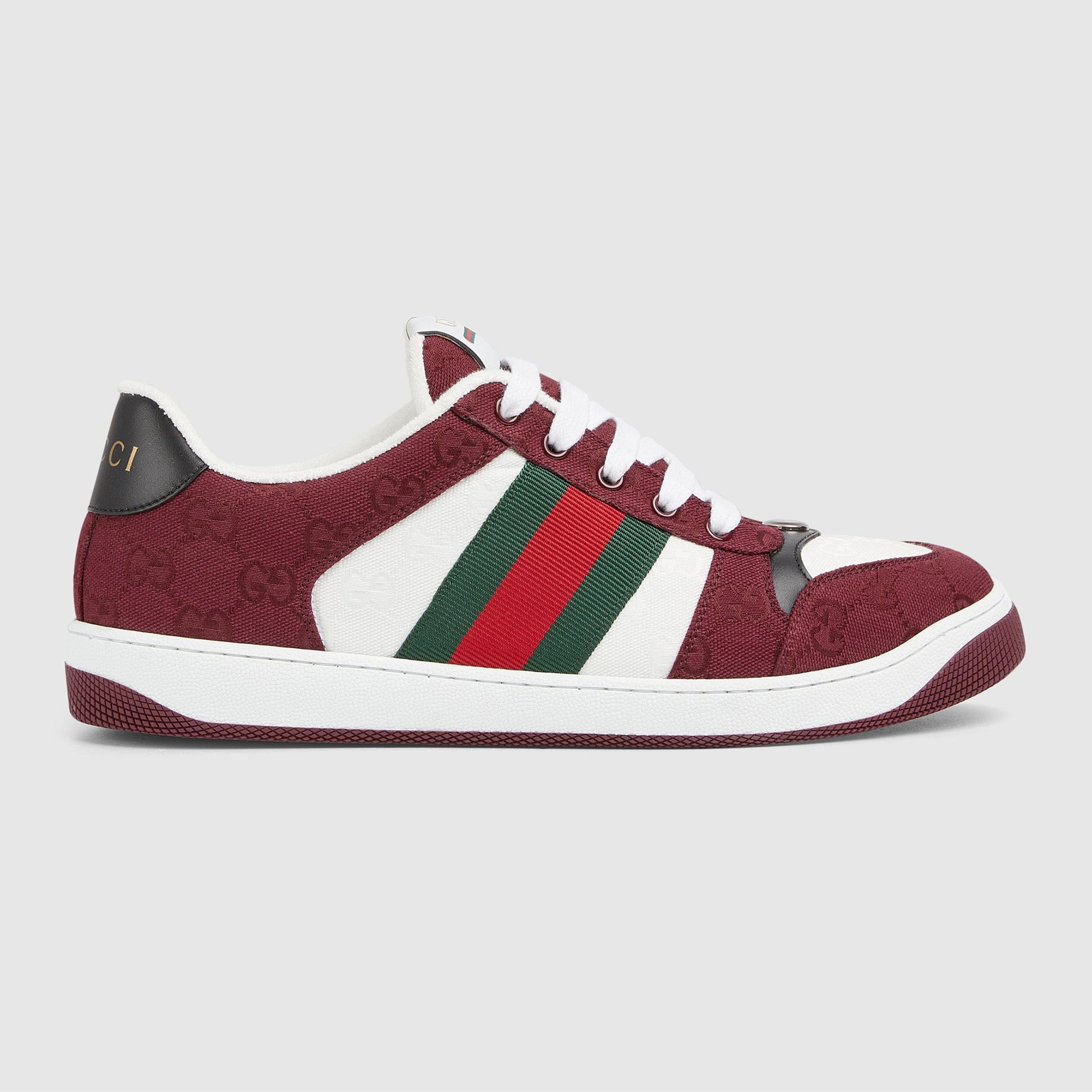 Gucci Rosso Ancora Red and White Sneakers - GCC181