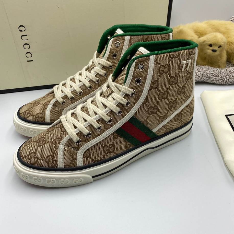 Gucci Off The Grid High Ebony Brown Sneakers - GCC214