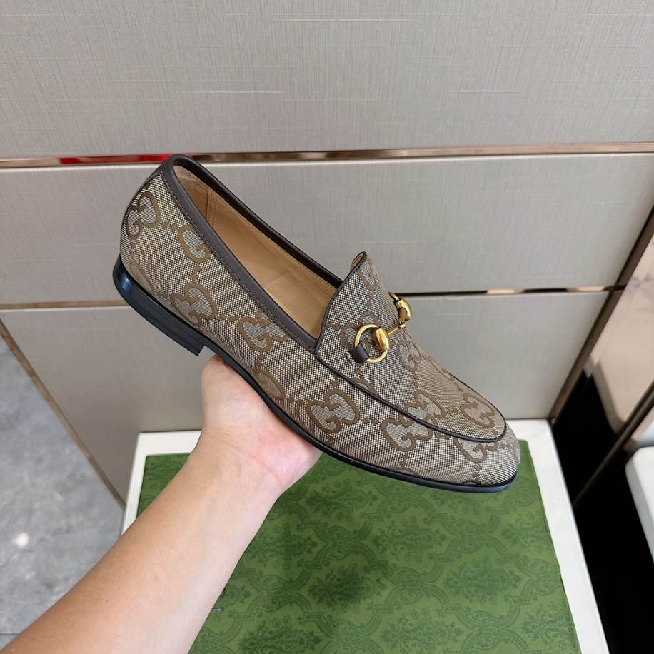 Gucci Slipper Flacher GC Beige Loafer - GL083