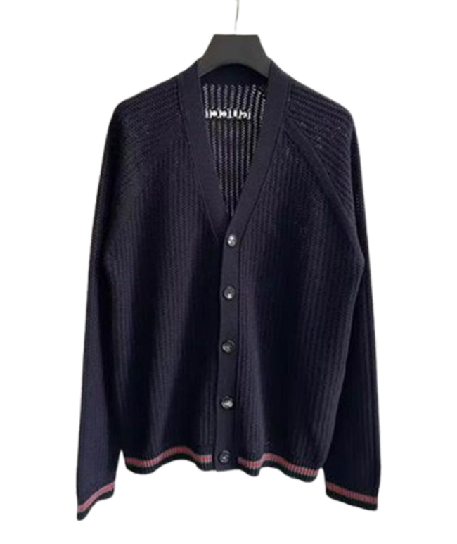 Gucci Cardigan with Sylvie Web Stripes Knitwear - GCK060