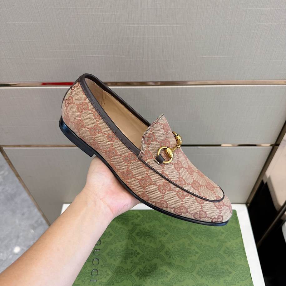 Gucci Slipper Flacher Brown Loafer - GL080