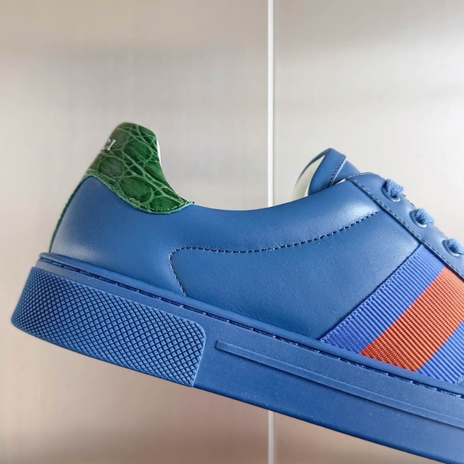 Gucci Ace Crystal Blue Sneakers - GCC189