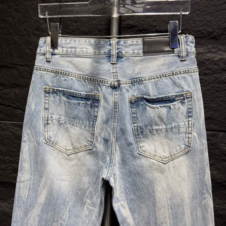 Amiri White Blue Jeans - AMIJ038