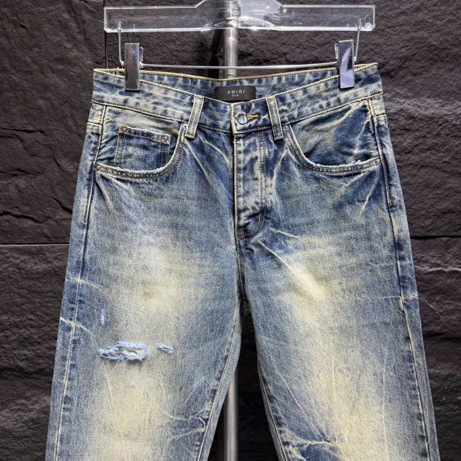 Amiri Rip Blue Jeans - AMIJ036