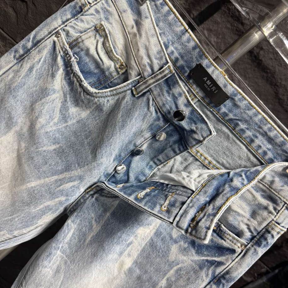 Amiri White Blue Jeans - AMIJ038