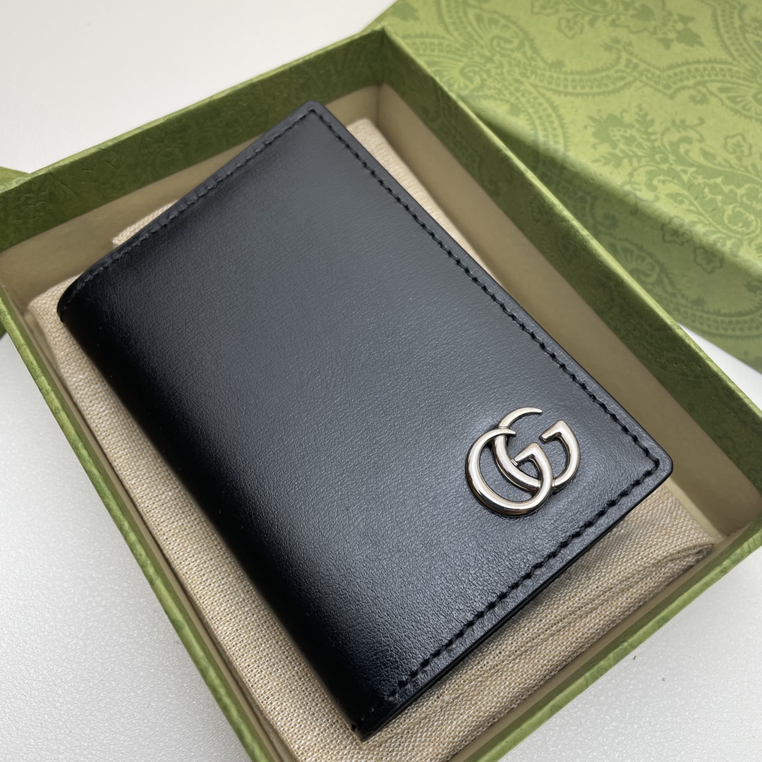 GUCCI GG MARMONT CARD CASE - WLG045 GUCCI GG MARMONT CARD CASE