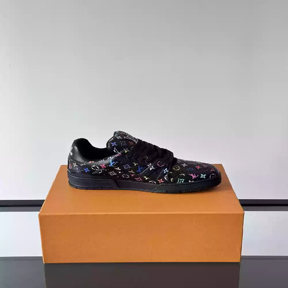 LV x TM LV TRAINER SNEAKER IN BLACK
