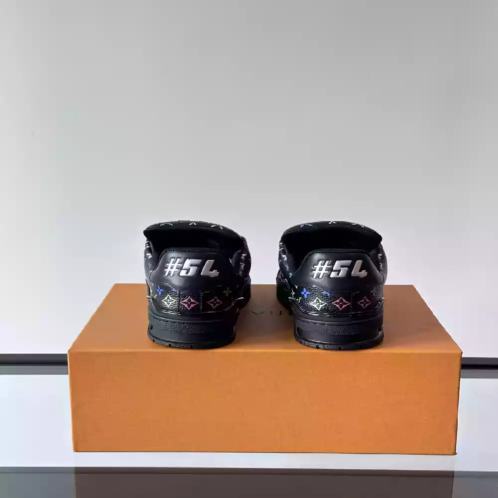 LV x TM LV TRAINER SNEAKER IN BLACK