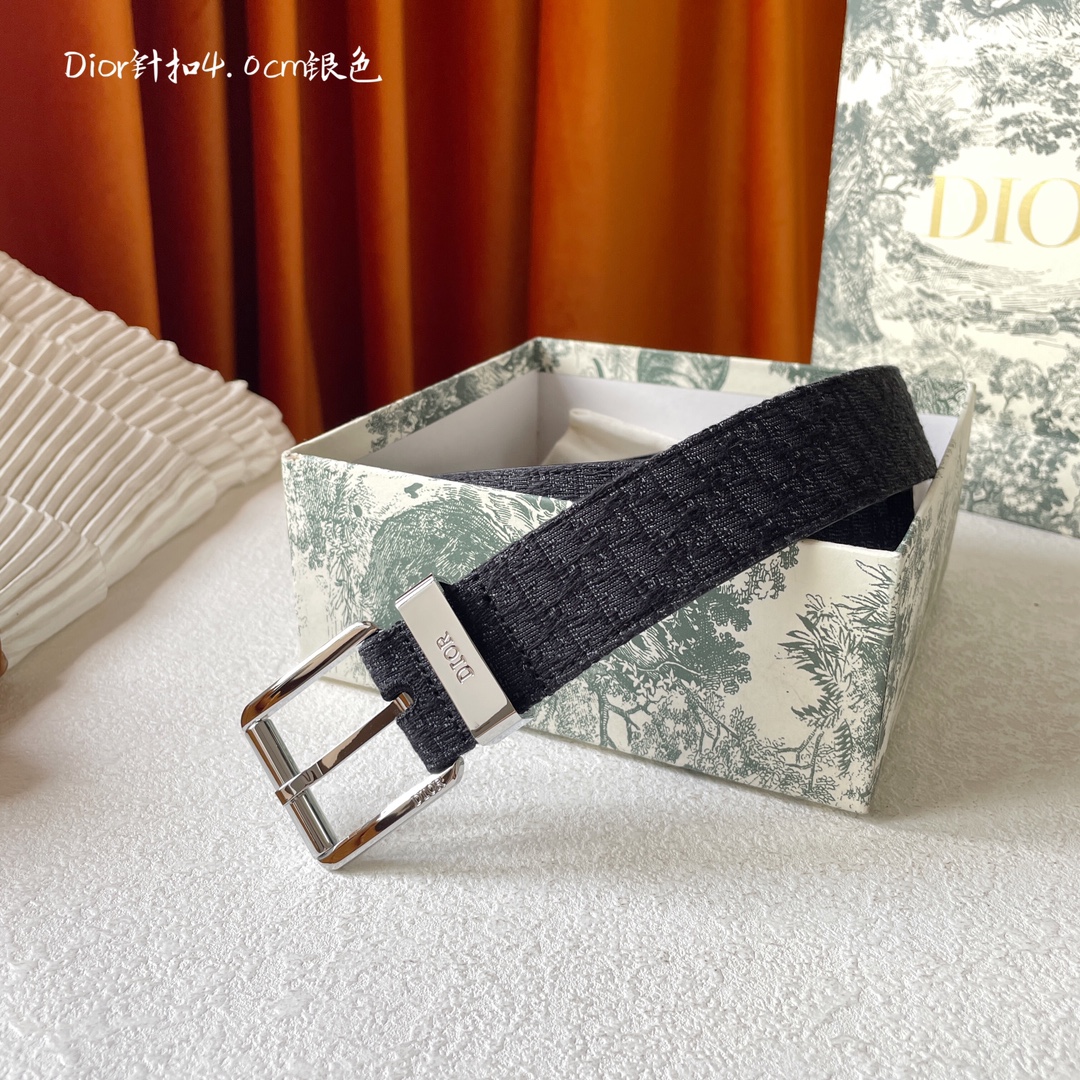 DIOR OBLIQUE JACQUARD BELT - DB008 DIOR OBLIQUE JACQUARD BELT