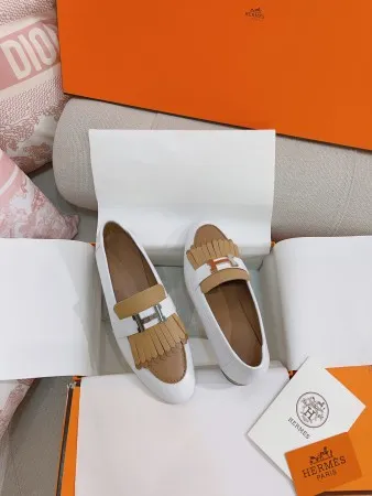 Hermes Women's Royal Loafers in Multicolor Calfksin - HM049 Hermes Women's Royal Loafers in Multicolor Calfksin