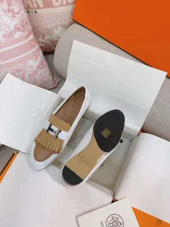 Hermes Women's Royal Loafers in Multicolor Calfksin - HM049 Hermes Women's Royal Loafers in Multicolor Calfksin