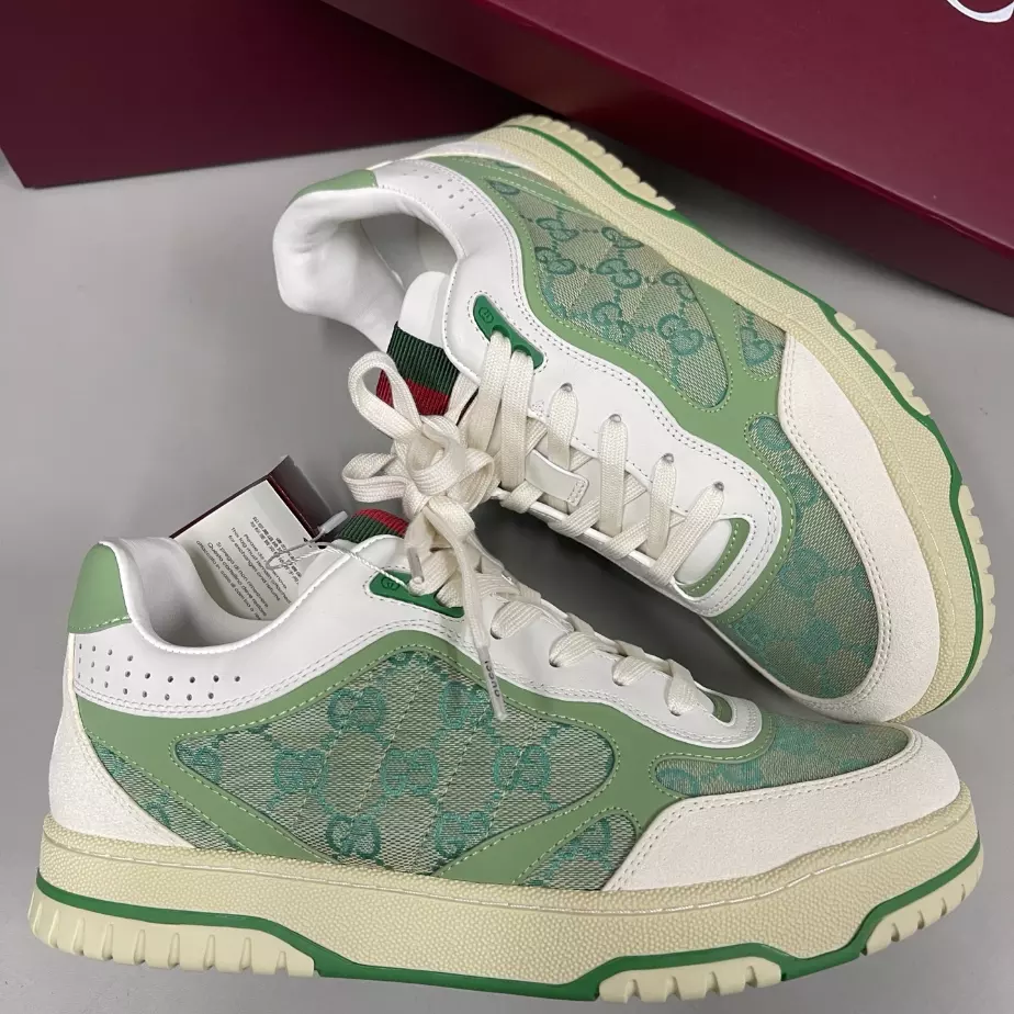 Gucci Re-Web Trainer White Sneakers - GCC208
