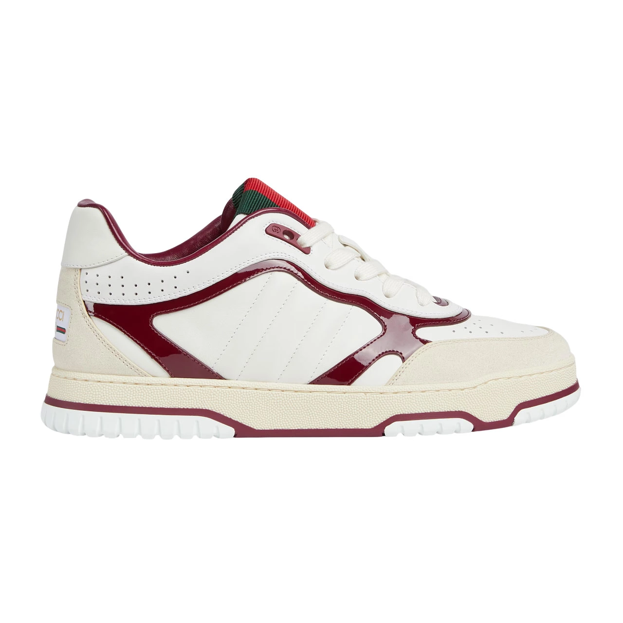 Gucci Re-Web Trainer White Sneakers - GCC208