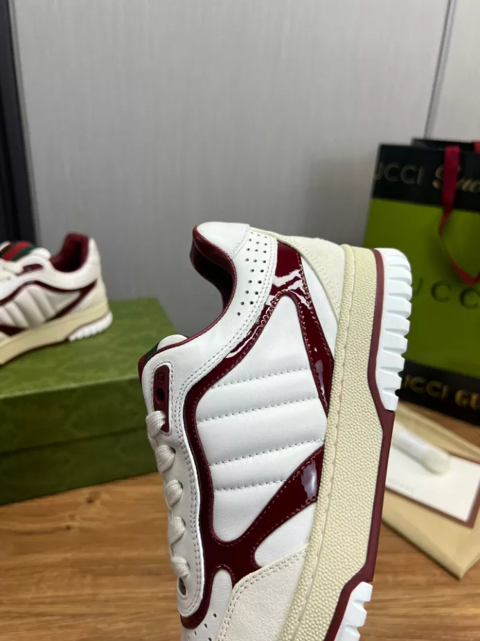 Gucci Re-Web Trainer White Sneakers - GCC208