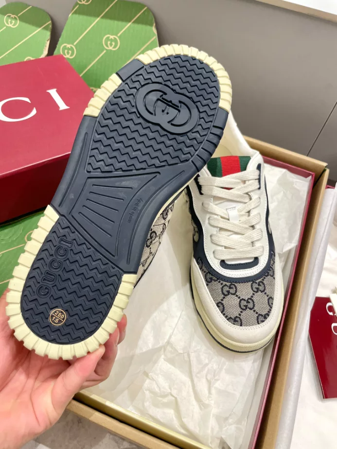 Gucci Re-Web Trainer White Sneakers - GCC208