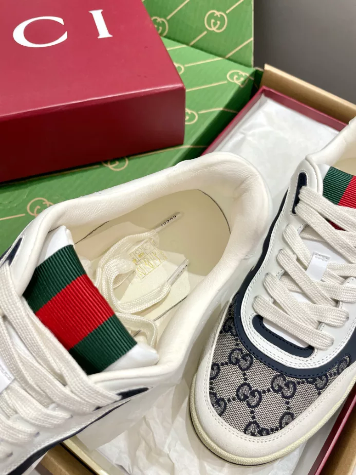 Gucci Re-Web Trainer White Sneakers - GCC208