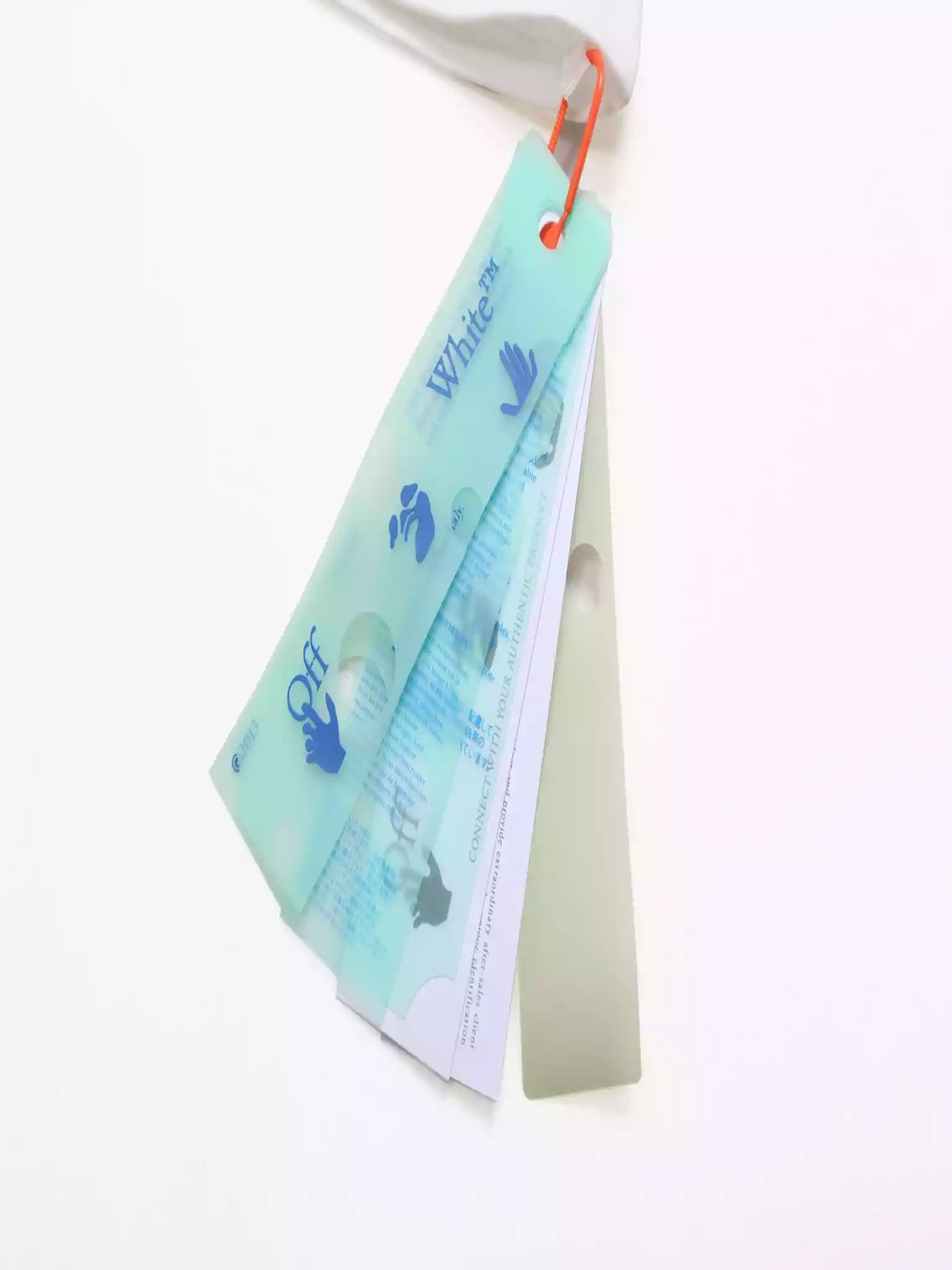 Off-White Sprayed Caravaggio Slim T-Shirt In White - OWS011 Off-White Sprayed Caravaggio Slim T-Shirt In White