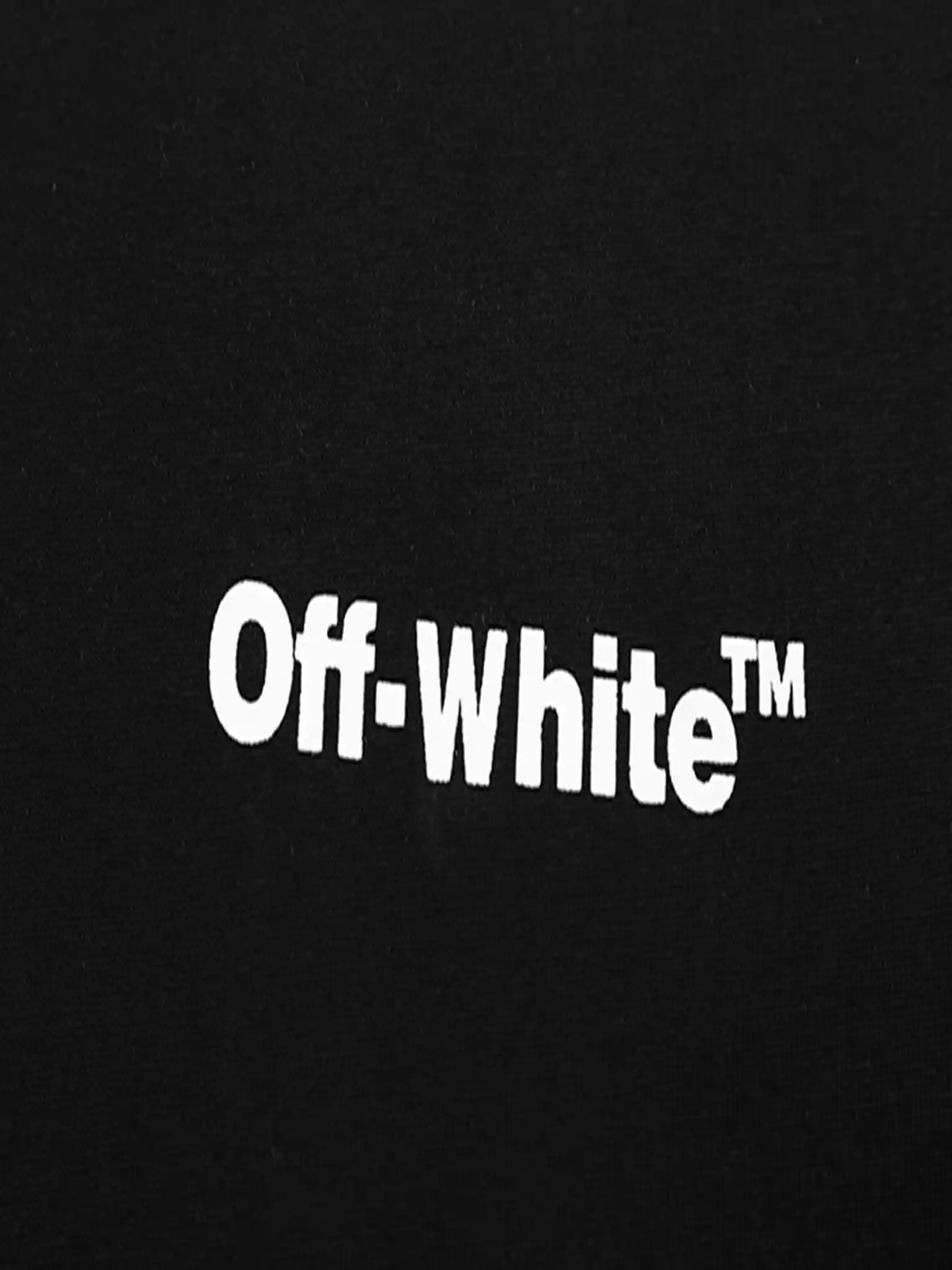 Off-White Black Wave Out T-Shirt - OWS013 Off-White Black Wave Out T-Shirt