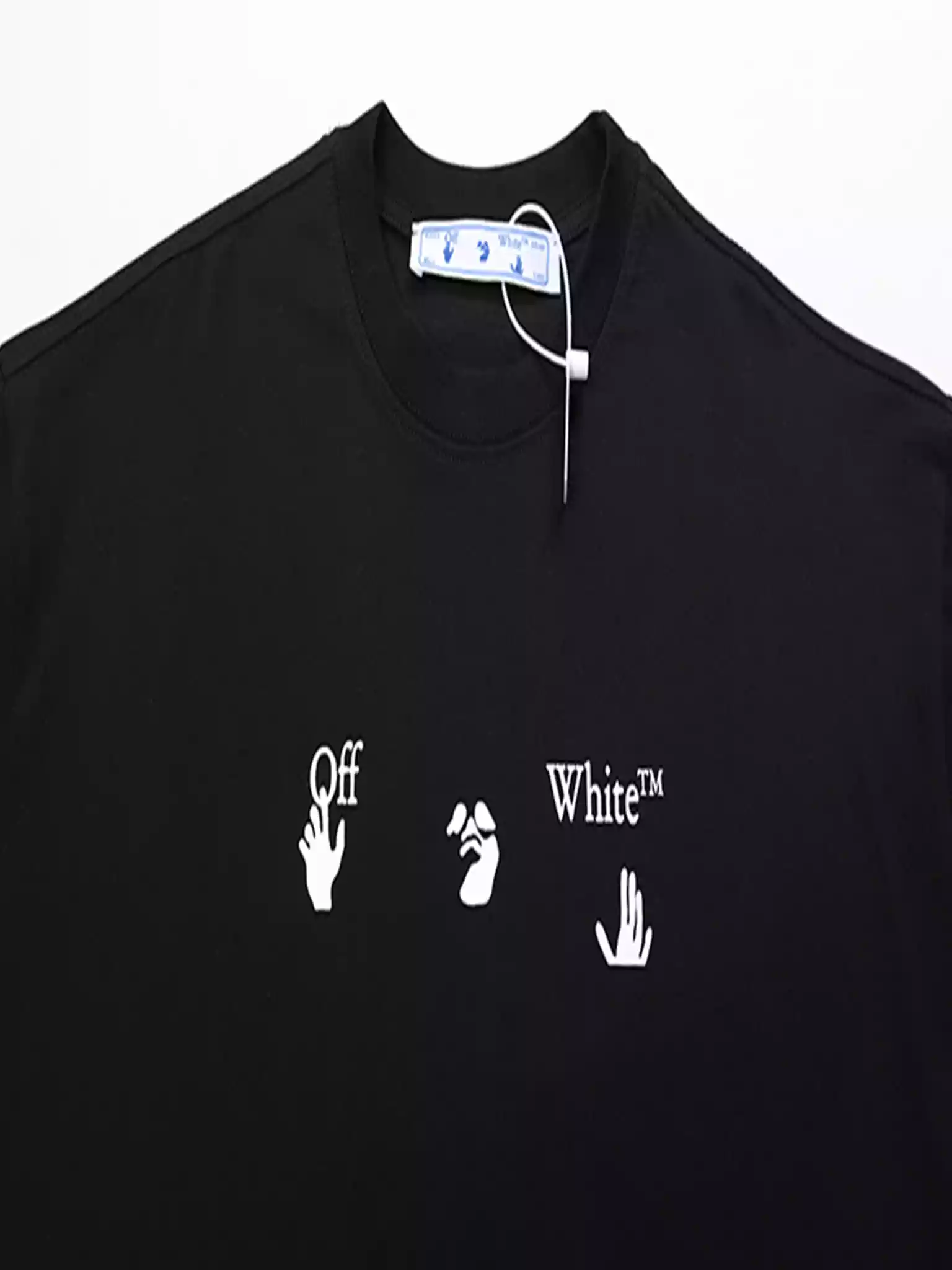 Off-White Red Marker Over Tee 'Black' - OWS015 Off-White Red Marker Over Tee 'Black'