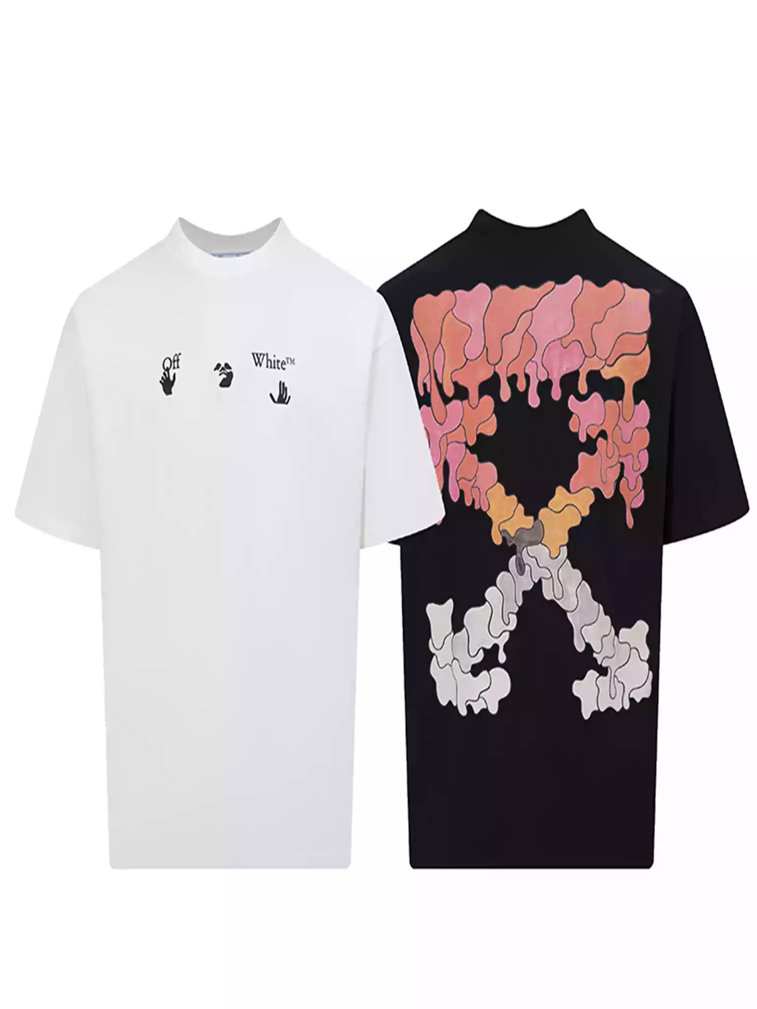 Off-White Red Marker Over Tee 'Black' - OWS015 Off-White Red Marker Over Tee 'Black'