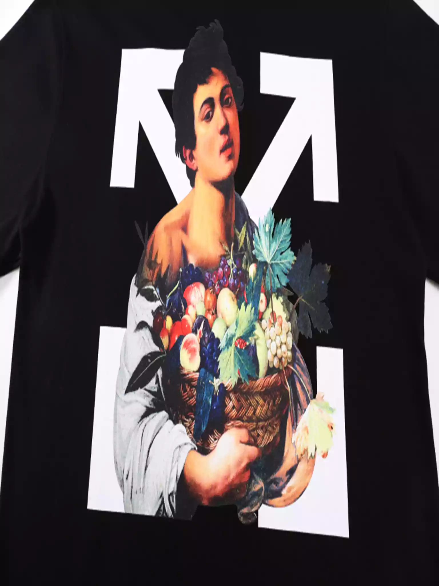 CARAVAGGIO BOY S/S T-SHIRT IN BLACK - OWS020 CARAVAGGIO BOY S/S T-SHIRT IN BLACK