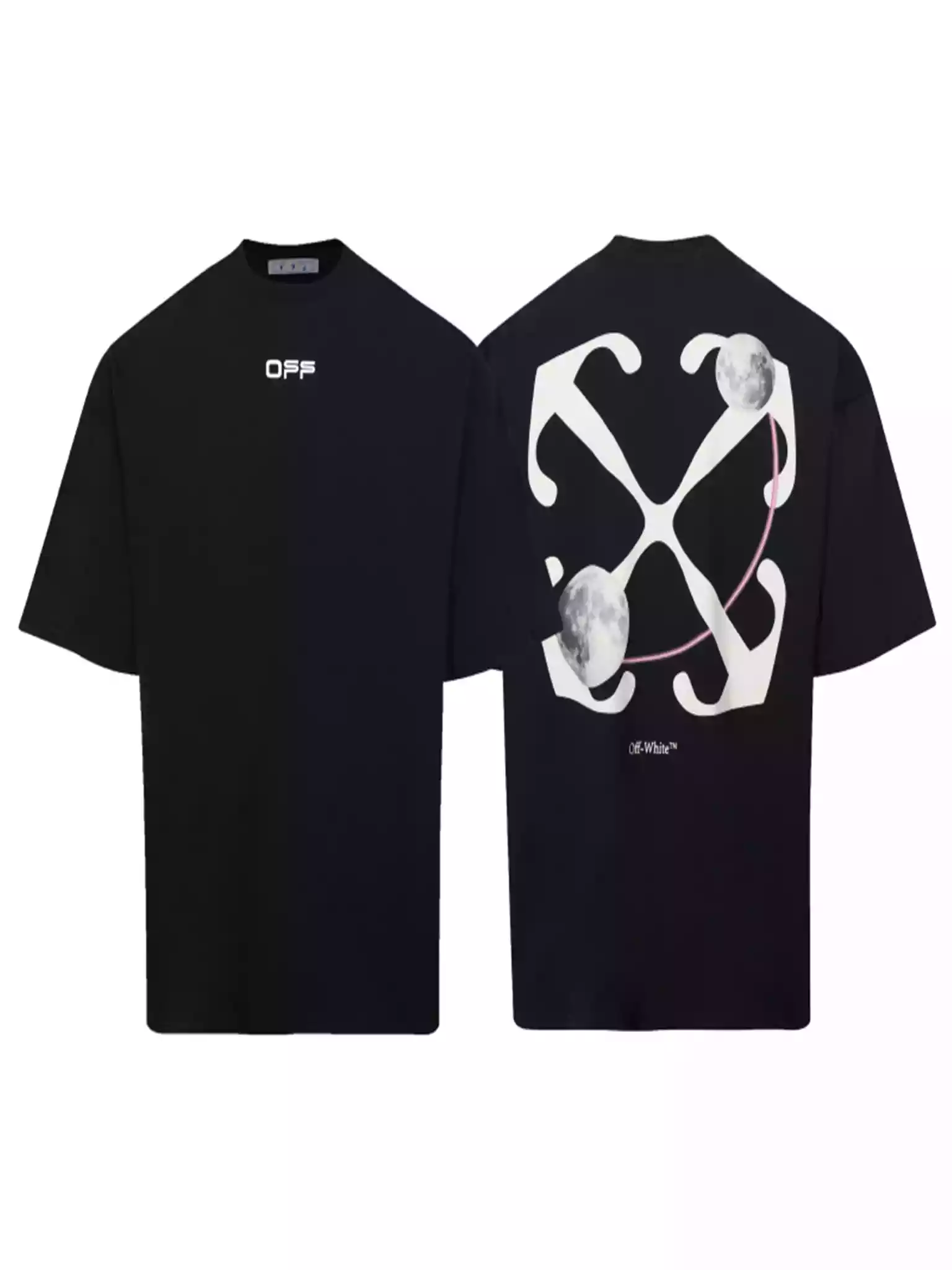 Off-White Black Double Moon Arrow - OWS022 Off-White Black Double Moon Arrow