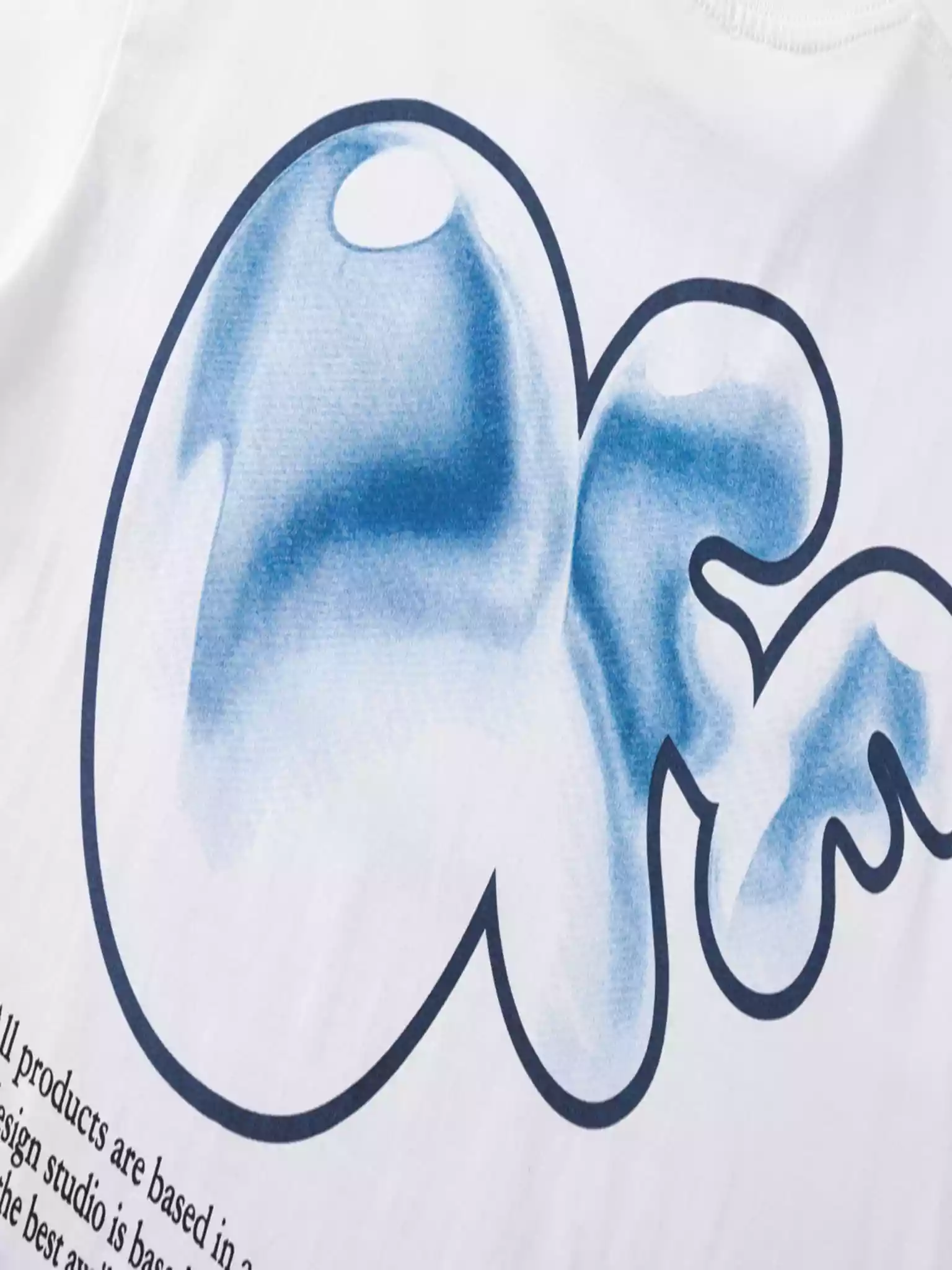 Off-White Bubble Fff T-shirt In White - OWS023 Off-White Bubble Fff T-shirt In White